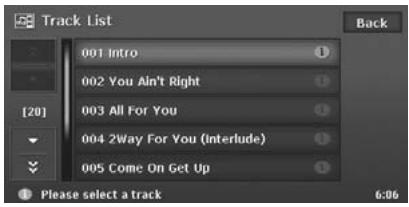 CLARION MAX983HD - Track List operation - 1