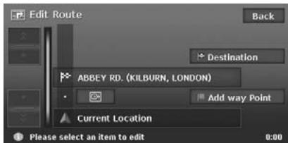 CLARION MAX983HD - Editing the route - 1