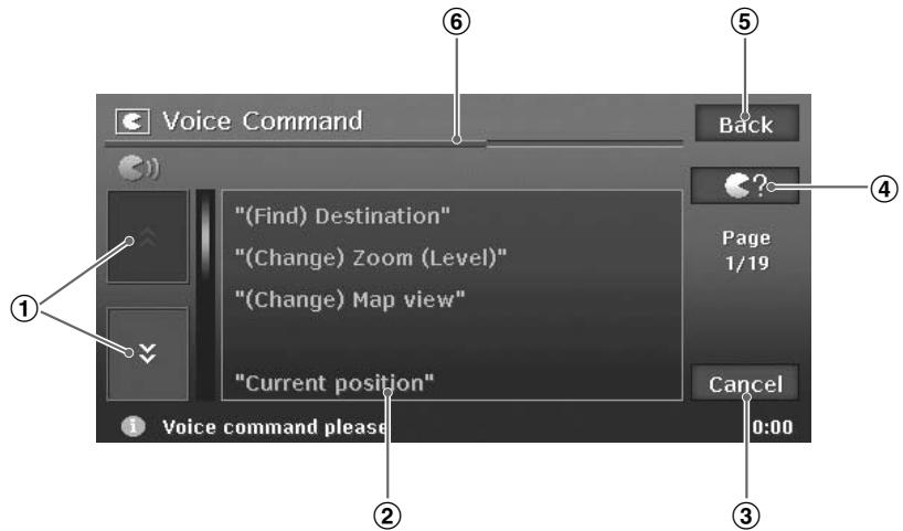 CLARION MAX983HD - Voice Command menu - 1