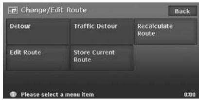 CLARION MAX983HD - Changing/editing the route - 1