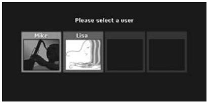 CLARION MAX983HD - - When the following User Profile screen is displayed - 1