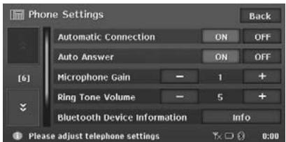 CLARION MAX983HD - Setting the telephone features - 1