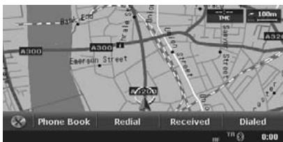 CLARION MAX983HD - AV Shortcut menu on the Map screen - 1