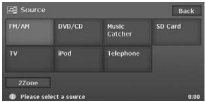 CLARION MAX983HD - Selecting the TV Tuner mode - 1