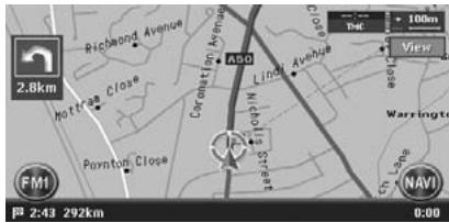 CLARION MAX983HD - - Small Turn Arrow on Map - 1