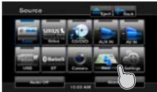 CLARION NP400 - Displaying the Navigation Map - 1