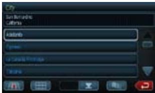CLARION NP400 - Adress or Intersection Mode - 2