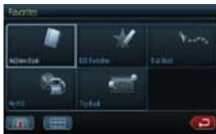 CLARION NP400 - Favorites Mode - 1