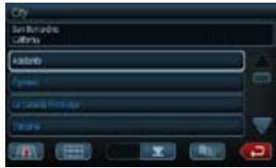CLARION NP400 - Mode d'adresse ou d'intersection - 2