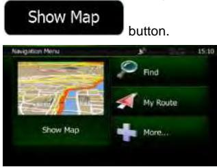 CLARION NX501E - Navigating on the map - 1