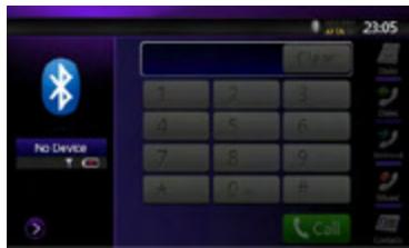CLARION NX501E - Select the BT Phone mode - 1