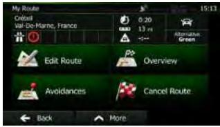 CLARION NX501E - Menu - 3
