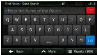 CLARION NX501E - Find by Name - 2