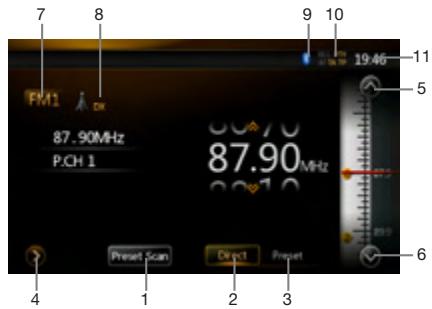 CLARION NX501E - Listening to the Radio - 1