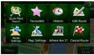 CLARION NX501E - Quick menu - 2