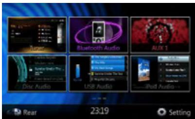CLARION NX501E - Selecting the iPod Audio mode - 1