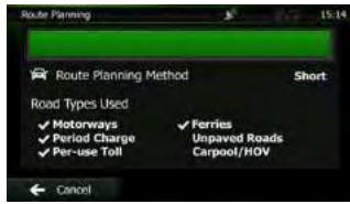CLARION NX501E - Menu - 2