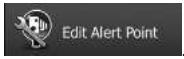 CLARION NX501E - Editing an alert point - 3