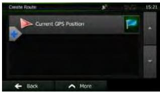 CLARION NX501E - Create Route - 1