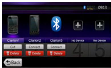 CLARION NX501E - Registering your Bluetooth audio player (Pairing) - 4