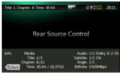 CLARION NX501E - DVD Video in Rear - 3