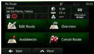 CLARION NX501E - My Route - 1