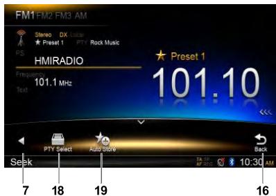 CLARION NX502E, NX 502 ETRK - Radio Mode - 3