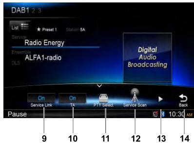 CLARION NX502E, NX 502 ETRK - DAB Operations - 2