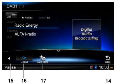CLARION NX502E, NX 502 ETRK - DAB Operations - 3