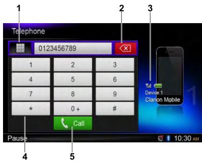 CLARION NX502E, NX 502 ETRK - Bluetooth Audio Playback - 1