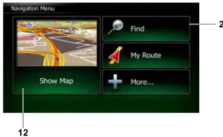 CLARION NX502E, NX 502 ETRK - Selecting the destination of a route - 2