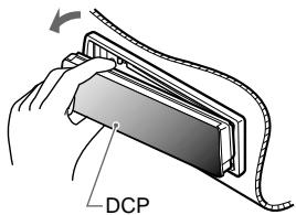CLARION DB338RB - Rimozione del frontalino (DCP) - 2