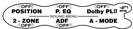 CLARION DXZ948RMP - Position menu - 2