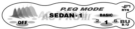CLARION DXZ948RMP - P.EQ basic menu - 2