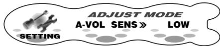 CLARION DXZ948RMP - Ajuste da funcao auto-volume (CALIBRATE/A-VOL SENS) - 2