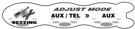 CLARION DXZ948RMP - Seleção de AUX / TEL - 1