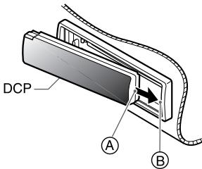 CLARION DXZ948RMP - Attaching the DCP - 1