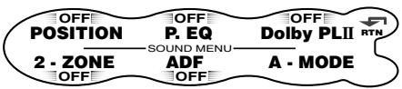CLARION DXZ948RMP - P.EQ basic menu - 1