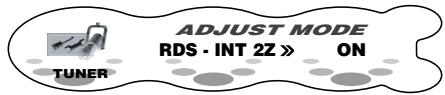 CLARION DXZ948RMP - Setting RDS interrupt when the 2-ZONE function is used (RDS-INT 2Z) - 1