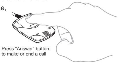 CLARION BLT433 - Ending a call - 1