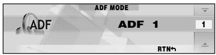 ADF MODE ADF ADF 1 1 RTN