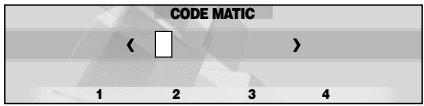 CODE MATIC (< ) 1 2 3 4