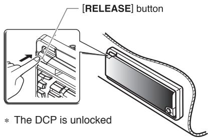 CLARION M275 - Removing the DCP - 1