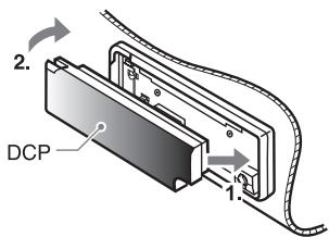 CLARION M275 - Attaching the DCP - 1