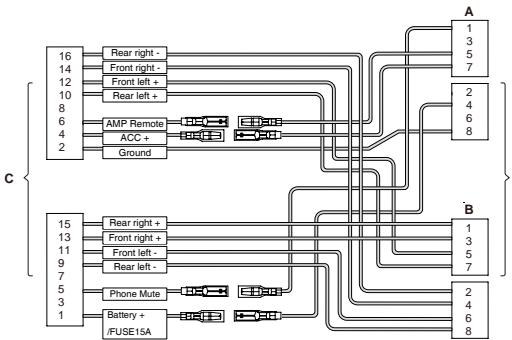 CLARION CZ102EA - 7) Wiring and Connections - 5
