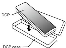 CLARION CZ102EA - Storing the DCP in the DCP Case - 1