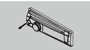 CLARION CZ102EA - Remove the DCP - 1