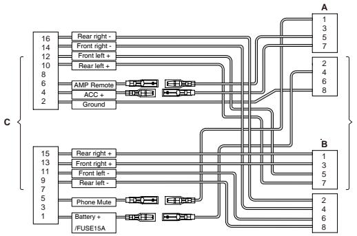 CLARION CZ202ER - 7) Wiring and Connections - 2