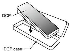 CLARION CZ202ER - Storing the DCP in the DCP Case - 1