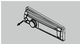 CLARION CZ202ER - Remove the DCP - 1